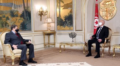 Kaïs Saïed reçoit l’ambassadeur de Russie en Tunisie