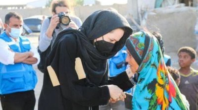 أنجلينا جولي من اليمن: الوضع هنا من أسوأ الأزمات الإنسانية بالعالم