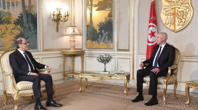 Tunisie : Kaïs Saïed rencontre Jihad Azour