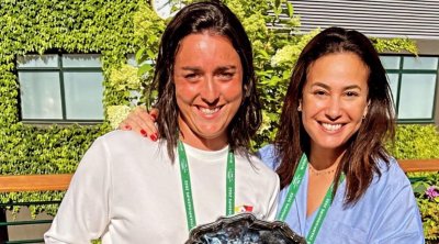 هند صبري وظافر العابدين.. نجوم نهائي أنس جابر في ويمبلدون (صور)