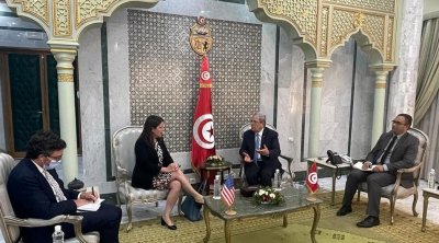 Entretien entre Othman Jerandi et la chargée d’affaires de l’ambassade américaine à Tunis