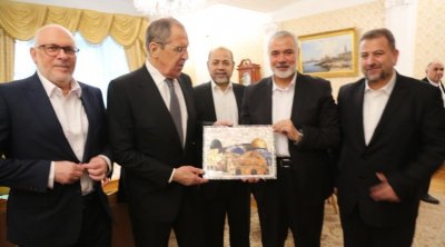 Le Chef Du Hamas Ismail Haniyeh En Visite À Moscou