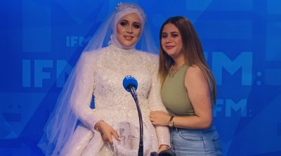 الصحفية شيماء المالكي تحتفل بزواجها في راديو إي أف أم (فيديو)