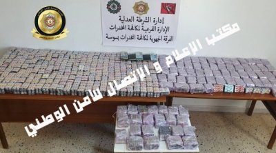 حجز 50 ألف قرص مخدّر بحوزة جزائريين في سوسة 