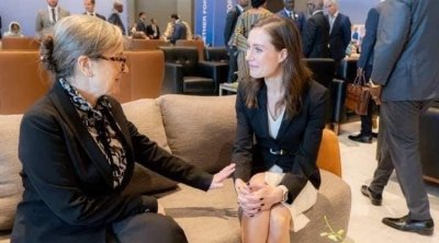 COP27: Entretien fructueux entre Najla Bouden et la Première ministre finlandaise Sanna Marin