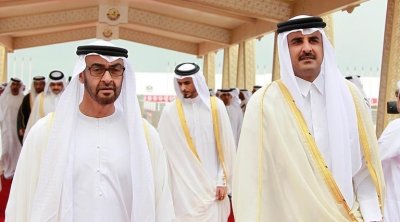 رئيس الإمارات في زيارة لقطر