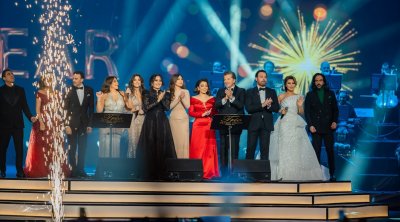 بمشاركة صابر و لطيفة : 12 نجم ونجمة في سهرة واحدة #Trio_Arabic_Night (صور)