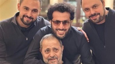 تركي آل الشيخ يستقبل جورج وسوف و نجليه (صور)