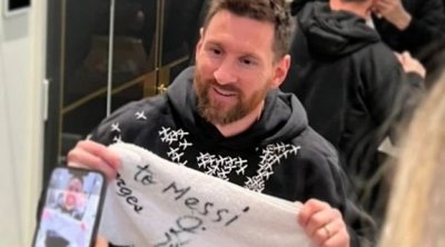 هدية جورج وسوف الى ميسي (صور)