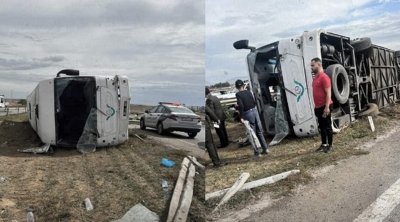 Hammamet  : Plusieurs blessés dans le renversement de deux bus