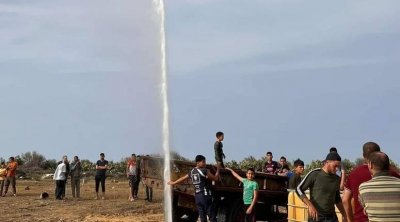 المنستير : تأمين موقع بئر عشوائية تدفقت منها ''مادة غازية'' في انتظار نتائج التحاليل 