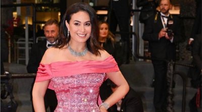 Cannes 2023 :Hend Sabri dans une robe signée Ali Karoui