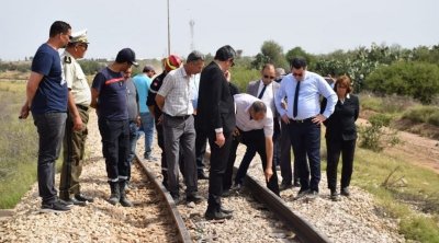 Déraillement d’un train à Msaken, une enquête ouverte 