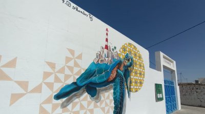 جربة : رسومات تزيّن الجدران للتوعية بمخاطر التغير المناخي