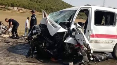 سليانة : حادث مرور يخلف وفاة 4 أشخاص وإصابة 6 آخرين (صور)