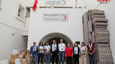 أوريدو تونس تؤكد دعمها الثابت لفلسطين وتتبرع بمعدات طبية للهلال الأحمر