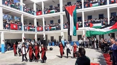 غدا : رفع العلم الفلسطيني في كل المدارس التونسية