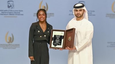 غفران بلخير تُتوّج بجائزة الإبداع الرياضي في الإمارات