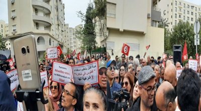 الدستوري الحر ينظم وقفة احتجاجية أمام مقر هيئة الأمم المتحدة بتونس