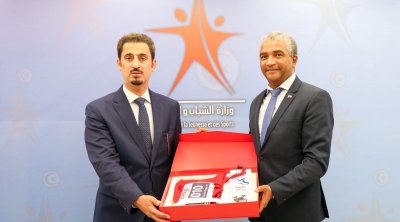 تفاصيل لقاء الرئيس التنفيذي لشركة أوريدوو تونس بوزير الشباب و الرياضة 
