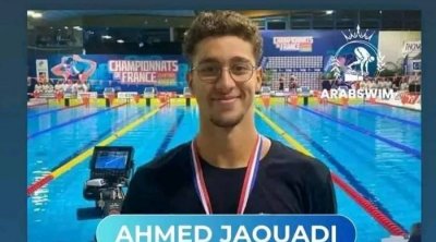السباح أحمد الجوادي يتأهل إلى أولمبياد باريس