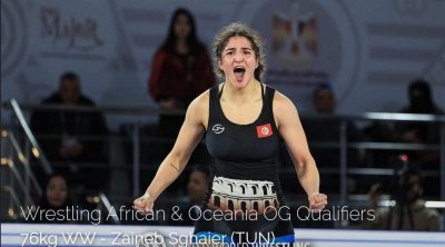 المصارعة التونسية زينب الصغير تتأهل إلى أولمبياد باريس