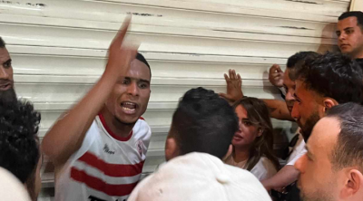 منع زوجة اللاعب التونسي سيف الجزيري من استاد القاهرة بسبب الكوفية