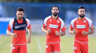 منتخب تونس  يواصل تحضيراته و ديلان برون يلحتق غدا 