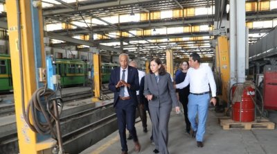 Visite surprise de la ministre du Transport aux installations techniques de la TRANSTU