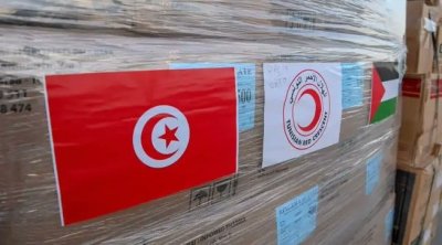 La Tunisie envoie 1609 tonnes d’aide à Gaza