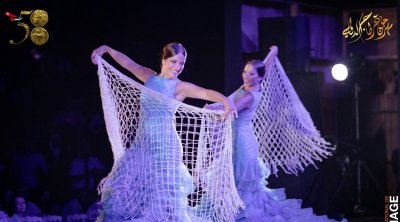 بالصور : راقصة الفلامنكو ''سارا باراس'' تأسر جمهور مهرجان قرطاج بعرض ساحر