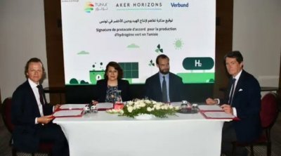 Signature de 6 protocoles d’accord pour la production d’hydrogène vert en Tunisie