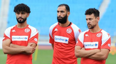 Deuxième séance d'entrainement de la sélection tunisienne ce lundi