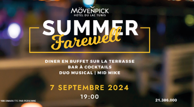 ''Summer Farewell'' by the Movenpick Hôtel du Lac Tunis 