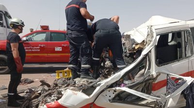 Sidi Bouzid: un accident de la route fait 3 morts et 4 blessés