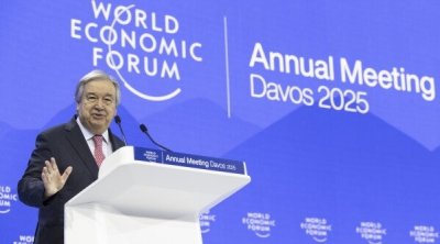 A Davos : António Guterres dénonce le recul des engagements climatiques