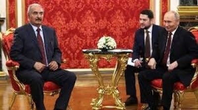 خليفة حفتر يلتقي بوتين ومسؤولين روسيين في موسكو