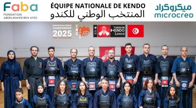 L’excellence tunisienne en marche :  l’équipe nationale de Kendo en route vers le Japon