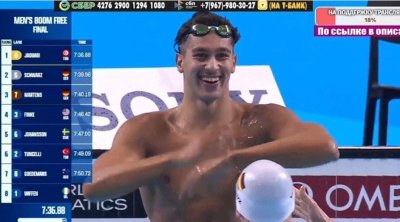 Ahmed Jaouadi, champion du monde du 800 m nage libre : une médaille d’or pour la Tunisie
