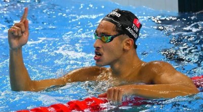 أحمد الجوادي يتأهل إلى نهائي سباق 1500 متر سباحة حرة