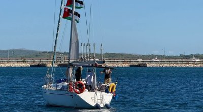 إبحار أول سفنية من أسطول الصمود من بنزرت نحو غزة