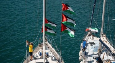 16 سفينة ضمن أسطول الصمود العالمي تغادر تونس نحو غزة