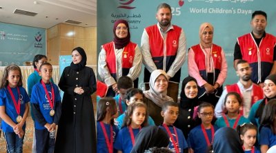 قطر الخيرية تحتفل باليوم العالمي للطفل في طبرقة