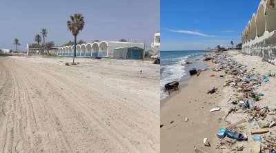 نشطاء بيئيون في تونس يجمعون مئات آلاف النفايات من الشواطئ