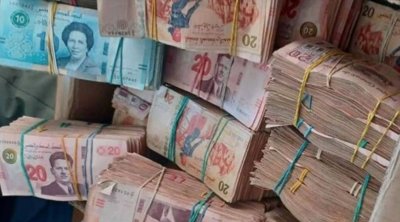 تونس: ارتفاع حجم النقد المتداول بـ4 مليارات دينار