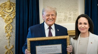 Machado affirme avoir remis son prix Nobel de la paix à Trump