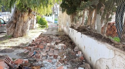 باجة : وفاة تلميذ في تبرسق إثر سقوط جدار 