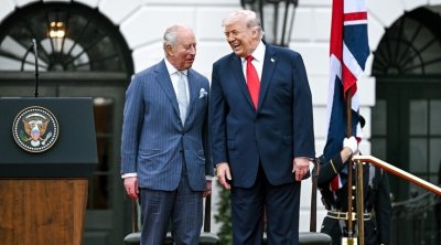 ترامب يدعي التوافق مع ملك بريطانيا على منع إيران من امتلاك سلاح نووي