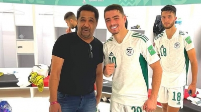 الشاب خالد يساند الخضر في مونديال العرب (صور)