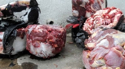 منوبة : حجز 95 كيلوغراما من لحوم الحمير المتعفنة في الدندان